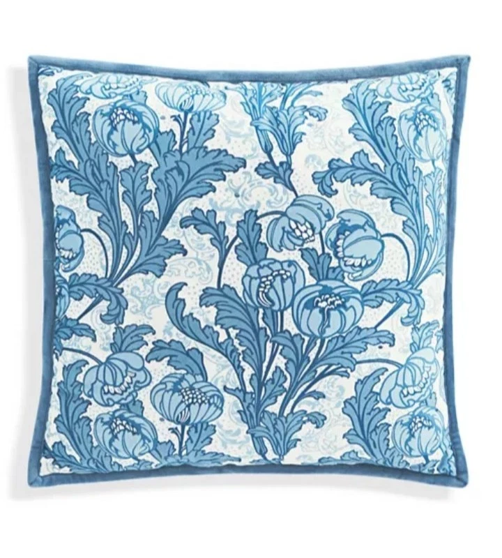 Martha Stewart "Nuevo Floral" 2 Piezas Edredón Reina y Juego de Almohadas 18x18, Terciopelo, Nuevo con Etiquetas Foto 4 de 4