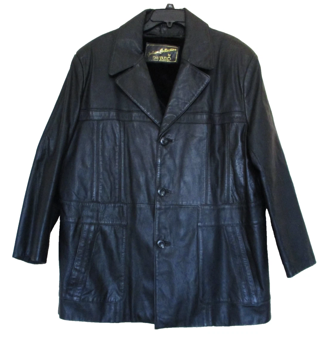 Leather Outer Shell Coats, Jackets & Vests Pea Coat for Men for