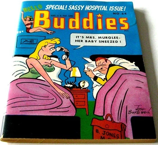 HELLO BUDDIES #64, MARCH 1954, COMIC, SAMIA GAMAL, HARVEY, GOLDEN AGE DIGEST NM - Image 3 of 4