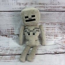 Spin Master Mojang Minecraft Skeleton Plush Stuffed Doll Toy 13