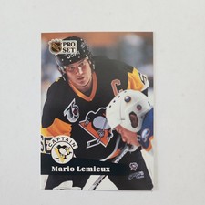 1991 Pro Set Mario Lemieux Pittsburgh Penguins #581