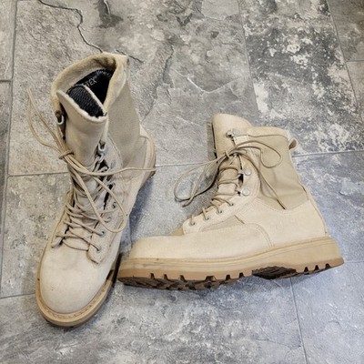 Rocky Outdoor Gear Military Boots Tan Suede Gore-Tex Vibram 790G 7 WIDE