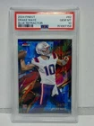 2024 Topps Finest Drake Maye #62 Blue Refractor /200 Patriots RC PSA 10