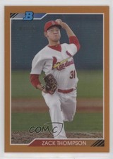 2020 Bowman Heritage Chrome Prospects Orange Refractor 3/25 Zack Thompson 0t2