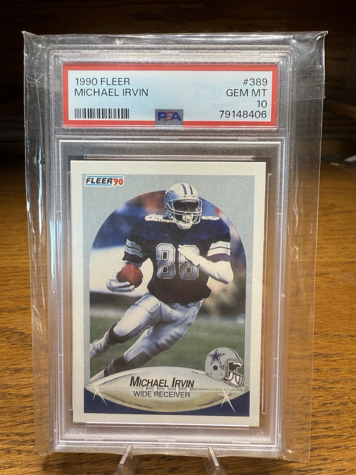 1990 Fleer - Michael Irvin #389 PSA 10!!!