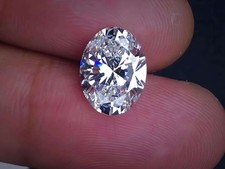 3.00 Carat Oval Cut Natural D Color Loose Lab -Grown CVD Diamond VVS1 Certified