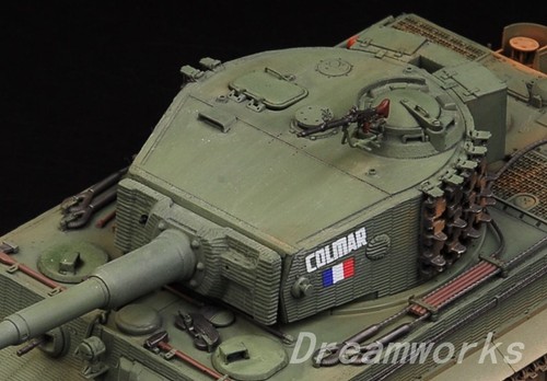 Ganador del Premio Construido 1/35 Francés CHAR Tigre I Late Zimmerit El Famoso Colmar + PE - Imagen 9 de 19