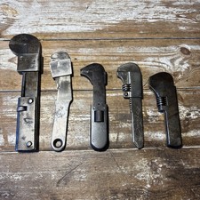 5 Vintage Adjustable Bicycle Wrenches Various Makers