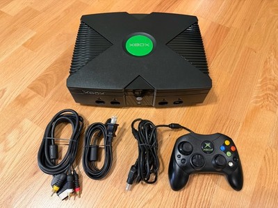 Original Xbox Console, Controller, Cables - Recapped, Serviced, Cleaned & Tested