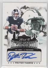 2022 Leaf Standouts College Week 12 14/28 Payton Thorne #CS-PT1 Auto 12l9