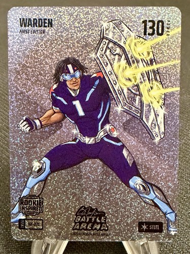 2026 Bo Jackson Battle Arena Warden Ice Icons Steel Battle Foil Cam Ward RC