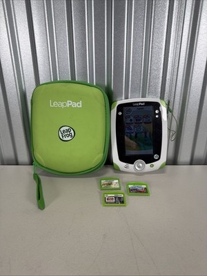LeapFrog LeapPad Green Kids Tablet & 3 Games: Cars, Star Wars, Mr. Pencil