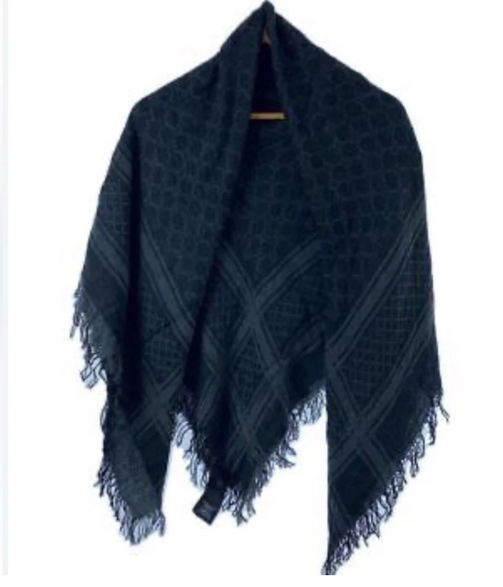 Gucci Shaw scintillant avec frange noire