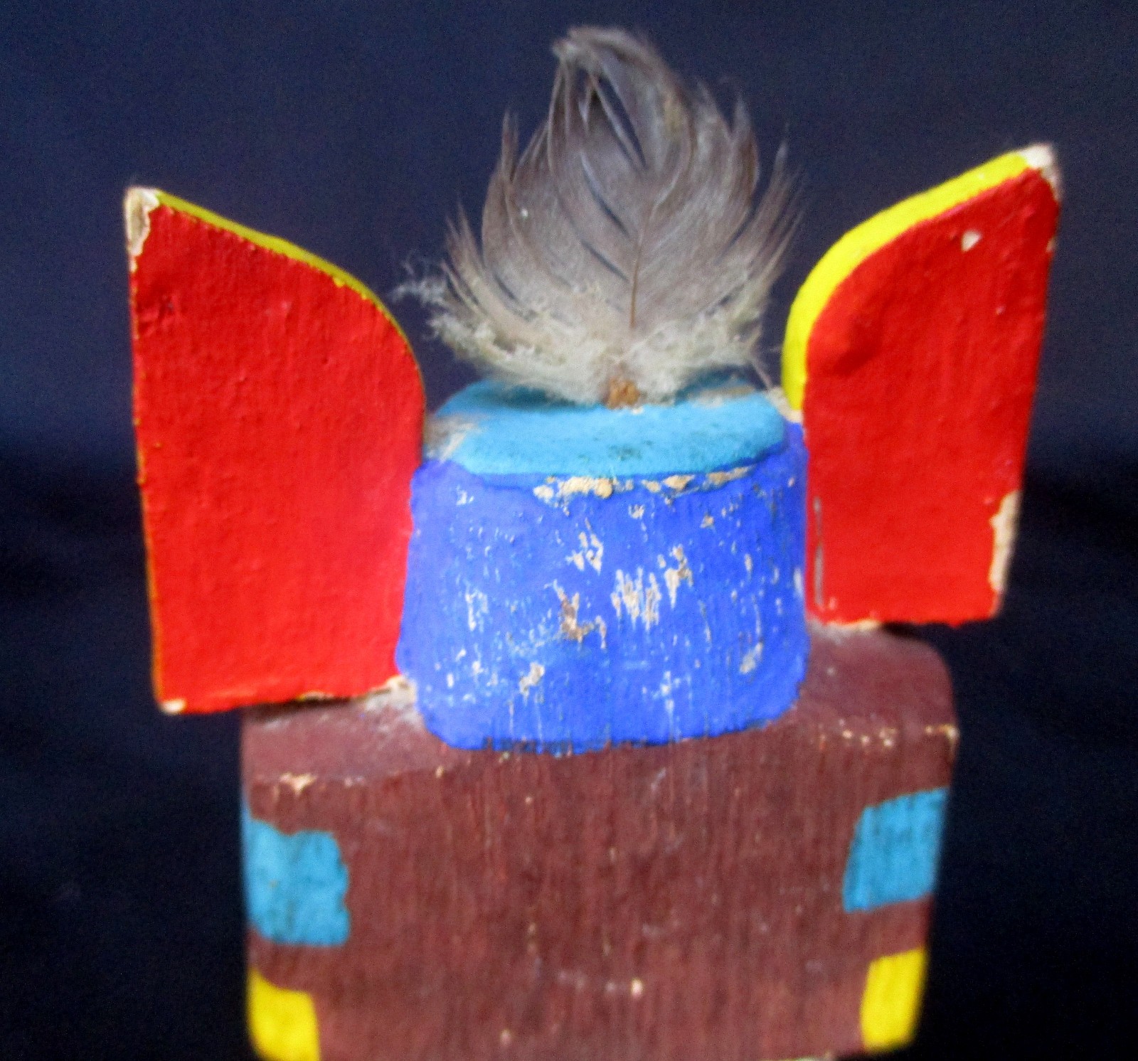 Lot of 3 Vintage 3 1/2"-4" Hopi  Kachina Dolls Cir 1960's (1 From Hopi Villages)