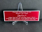 Patrick Mahomes Kansas City Chiefs Autograph Nameplate Super Bowl MVP NFL MVP