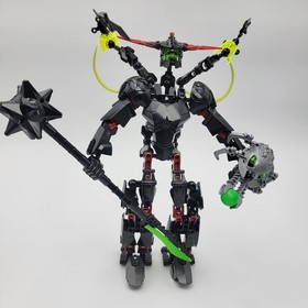RARE 6203 Hero Factory BLACK PHANTOM 100% COMPLETE +Manual Villans LEGO Bionicle
