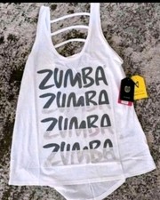 NEU ZUMBA Gr.S FOREVER TANK TOP WEIß 