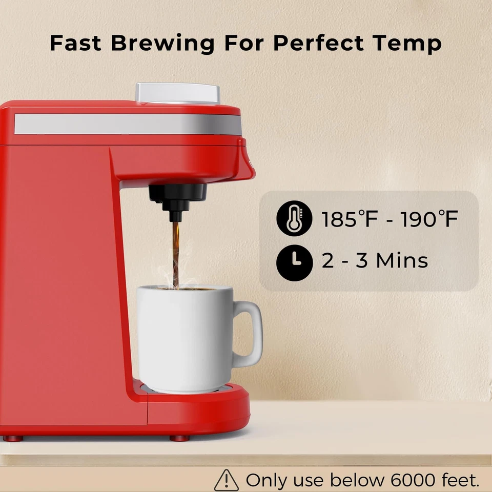 Mini Coffee Maker for K Capsule, Single Serve Coffee Maker for One Cup Americ... - Image 2 of 4