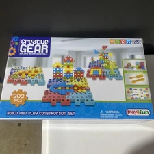202 Piece Creative Gear Building Block Assembly Learning Educational Toy Set