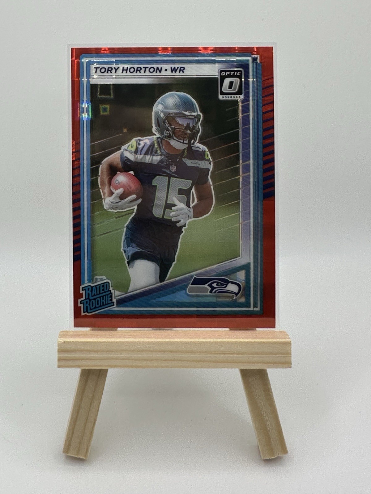 2025 Panini Donruss - Rated Rookie Tory Horton #388 Optic Preview Red Pandora