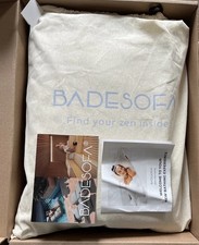 BADESOFA Luxury Bath Sauna Seat Cushion 20X16 Pearl
