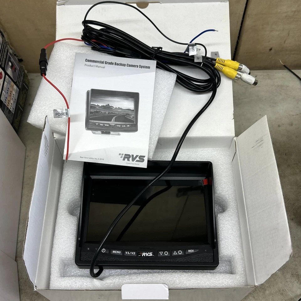 RVS-6137-RCA 7” Backup Monitor RCA Video Input | Rear View Safety Model - Image 2 of 4