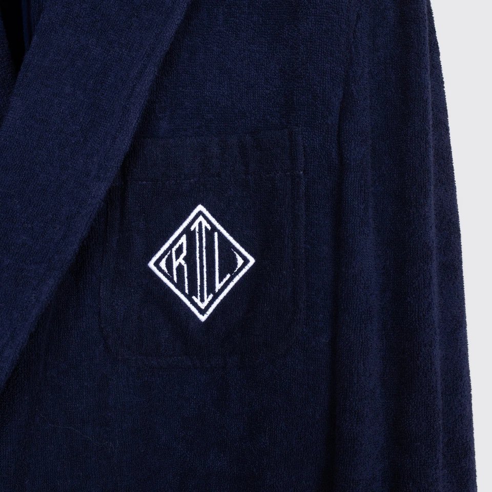 Blazer Ralph Lauren Etiqueta Púrpura Talla 44R Carlton Doble Pecho Algodón Terry Foto 2 de 4