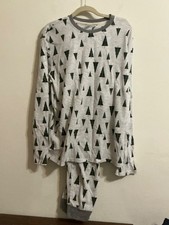 George Mens Holiday Thermal Pajama Set Sleepwear size L
