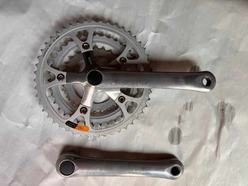 Shimano Exage 500 LX touring triplel 175 mm crankset, FC-M500 chainset
