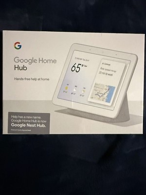 Google Nest Hub with Built-In Google Assistant, Chalk (GA00516-US