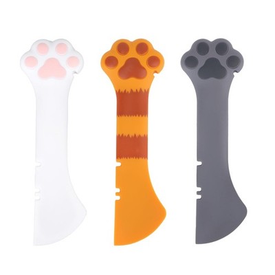 3 Pcs Dog Cat Food Spoon, Cute Paw Spoon for Wet Food Silicone Can Opener Mul...