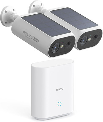 Solar Security Cameras Wireless Outdoor, 2Mins DIY Installation, No Subscription