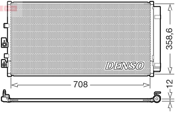 Denso Kondensator Klimaanlage DCN10062 FüR Ford Focus 4 HN Turnier HP Ecoblue-image