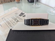 Damen Armbanduhr Uhr Le Roy schwarz, Baume und Mecier