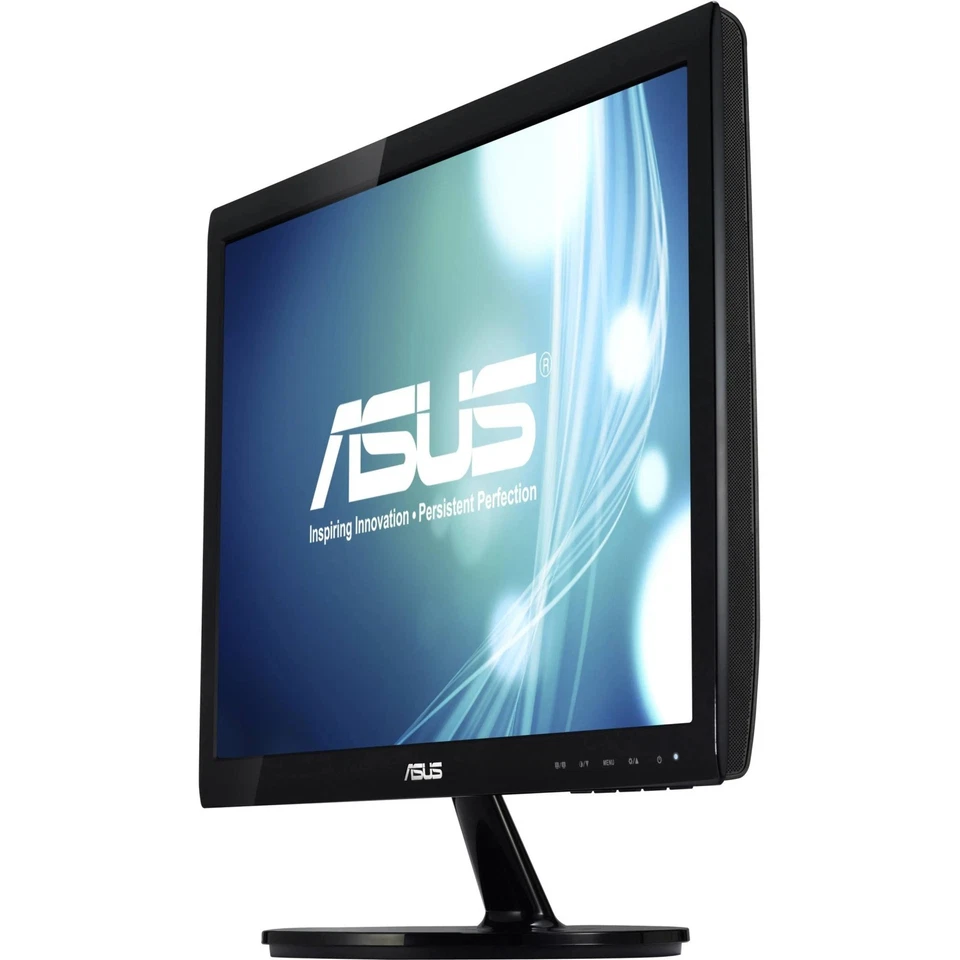 ASUS VS197D-P 18.5" Wide Screen LCD Monitor 50,000,000:1 High Contrast SmartView - Image 2 of 3