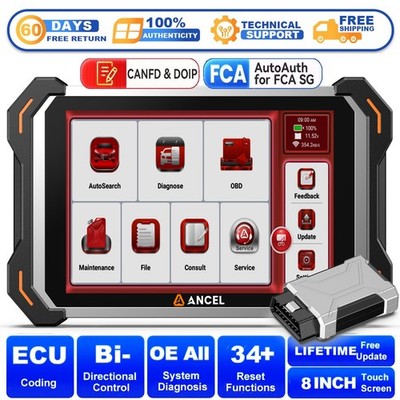 ANCEL DS600 BT Automotive Bidirectional All System OBD2 Scanner Diagnostic Tool