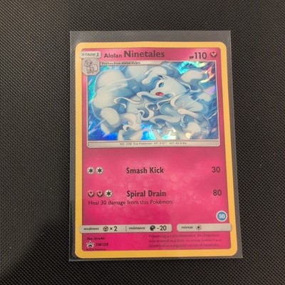 Alolan Ninetales SM128 Sm Promos Holo LP