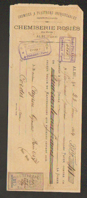 ALBI (81) BLUSE & PLASTRONS ''ROSIES'' um 1884