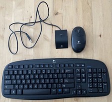 Logitech Cordless Desktop EX100 W/ Mouse EUC Tested