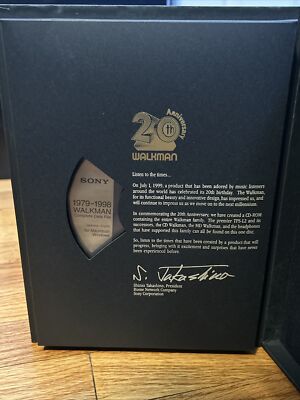 INCREDIBLY RARE Sony 20th Anniversary Walkman WM-EX20 | eBay