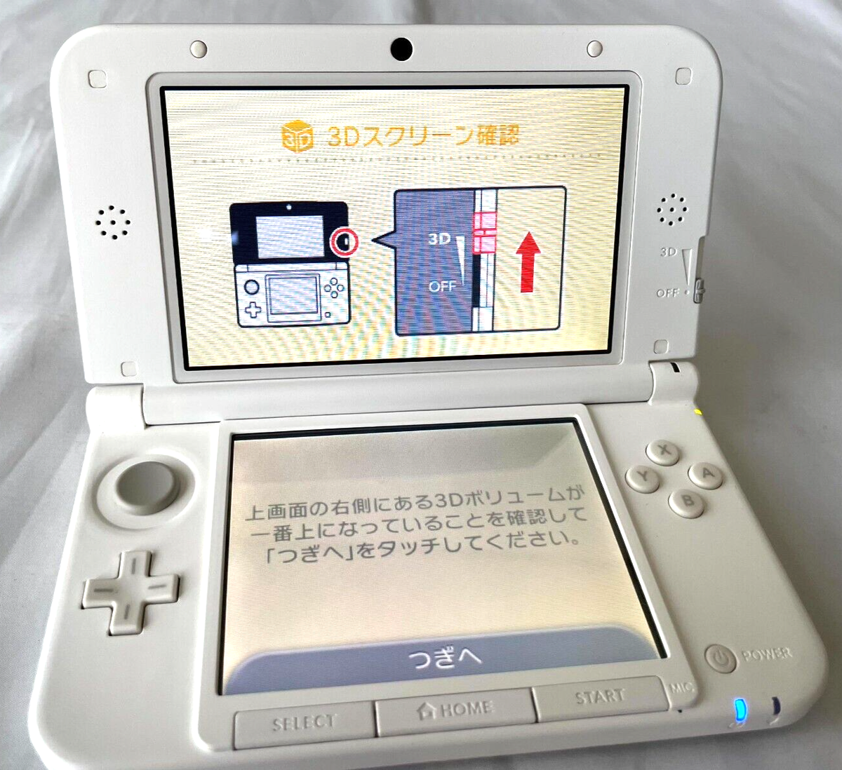 Nintendo 3DS LL White SPR-001 (JPN) Game Console w/ AR Card, Box