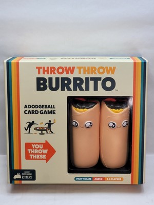 EXPLODING KITTENS Throw Throw Burrito Card Game Cards Sealed