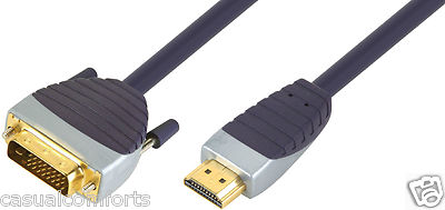 3M HIGH DEFINITION HDMI AUF DVI DIGITAL VIDEO KABEL, DVD SAT HDD   LCD PLASMA TV