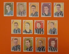 AMBROSIANA INTER ANASTATIC COPY of 13 FIGURES ED. BALILLA Meazza, Frossi etc.