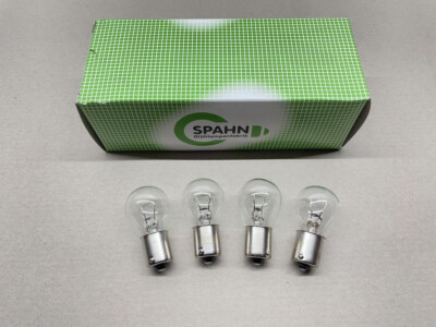 4x Spahn incandescent lamp 6V 21W Ba15s bulb Mofa Simson KTM Hercules DKW (94-310)