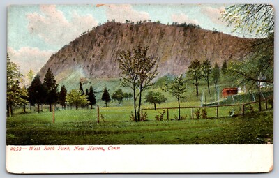 Postcard West Rock Park New Haven Connecticut Unposted