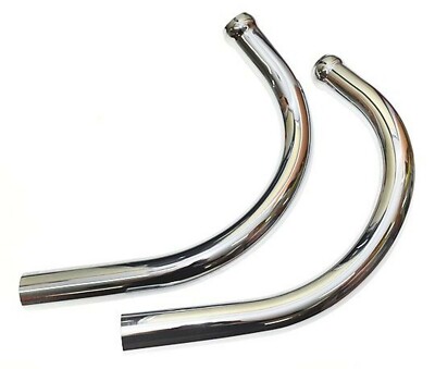 JAWA 350 Sport Krümmer Auspuff Verchromt JAWA CZ 638 Auspuffrohr Exhaust 94,5cm.