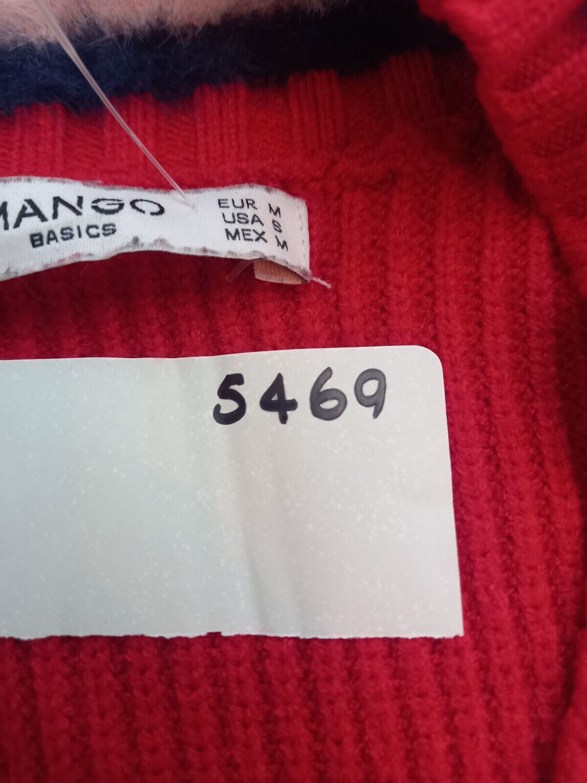 Mango Basics V Neck Jumper. UK women's size Medium thumbnail 6