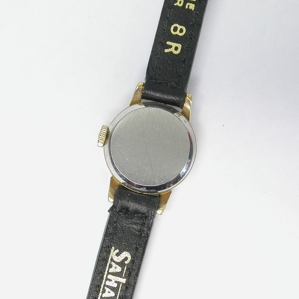 1950s60s Ladies 17J GP/SS 17MM Silver Dial Omega DeVille Swiss Watch