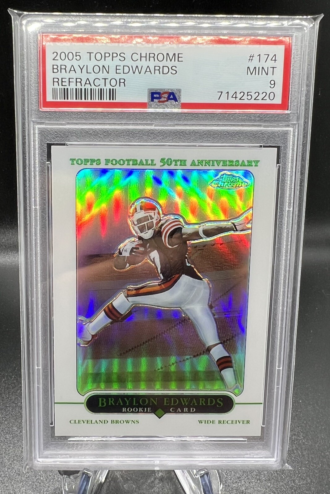 Braylon Edwards Topps Chrome #174 Refractor